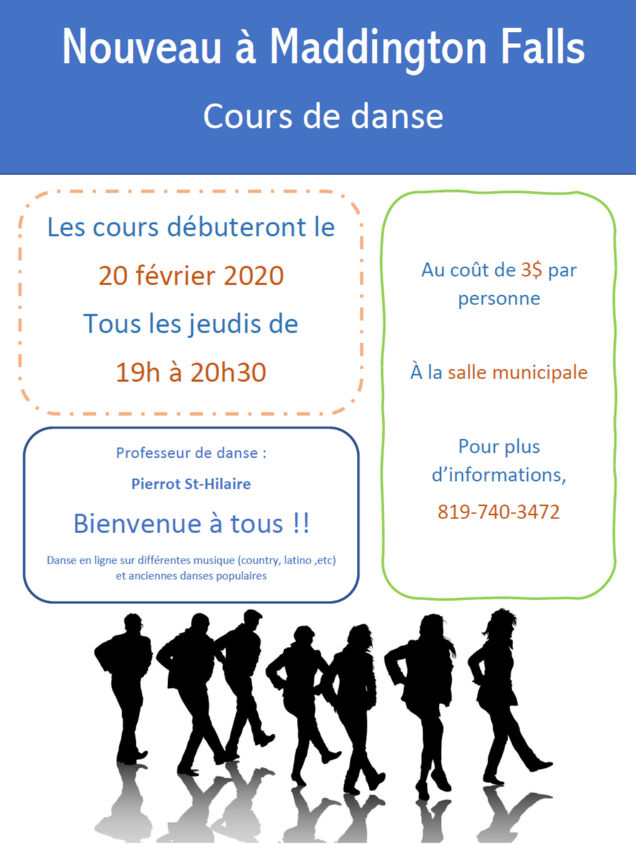 Cours de danse 