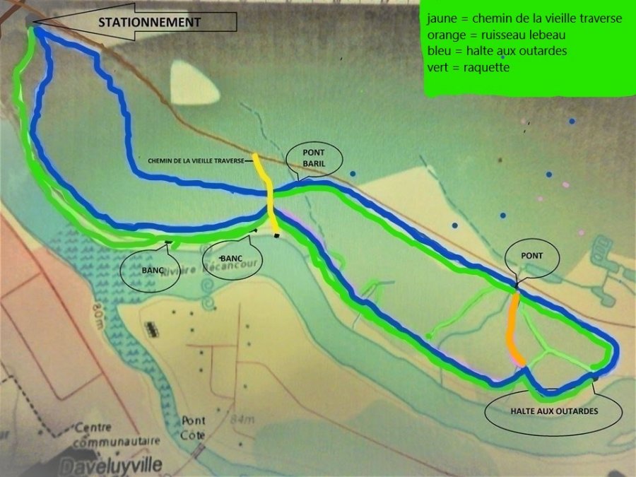 Carte Éco-sentier